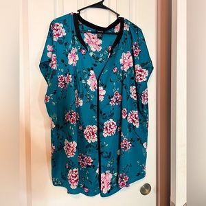 Torrid: Asian inspired tunic blouse